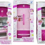 3lü Oyuncak Mutfak Seti Sesli Işıklı-My Happy Kitchen Mutfak