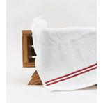 3lü Paket Çift Sıra Bordo Piko Nakışlı El Havlusu 32X35CM - 33 x 33 cm