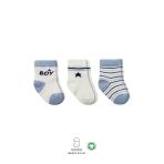3'Lü Penye Boy And Girl Soket Çorap Bs10114 Mavi