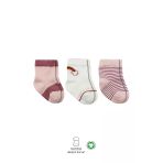 3'Lü Penye Rainbow Soket Çorap Bs10113 Pudra