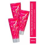 3'Lü Pink Glow Greyfurt Özlü Detoks Etkili Soyulabilir Maske