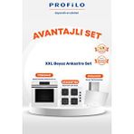 3'lü Profilo Beyaz Ankastre Set (fxsa344c - Oe36k2p10d - Dvk6j429)