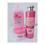 3'lü Set-gül Kremi 250 Ml-gül Suyu 380 Ml-el Ve Vucut Losyon 200 Ml Ctiy
