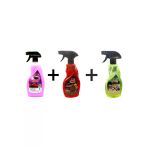 3'Lu Set Hizli Cila + Lastik Parlatici + Jant Temizleyici 500Ml