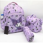 3lü Set Okul Çantası Lüx Kız Okul Çantası Kromi Okul Çantası