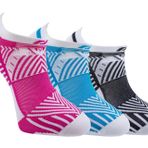 3'lü Set Renkli Erkek Sneakers Çorap, Darbe Önleyici, X-TEMP Aktif Termoregülasyon, Akıllı Kumaş, Hızlı Kuruma, Aşırı Konfor, Sürtünme Önleyici Takviye, File Ek Havalandırma, Koşu ve Günlük Aktivite