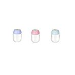 3Lu Set Vintage Dekoratif Desenli Cam Kavanoz 425Ml - 14,3 Oz
