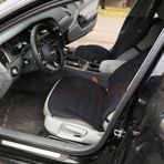 3'Lü Siyah Oto Koltuk Minderi Set-Ergonomik Lüks Koltuk Minderi-Ön 2 Koltuk Ve Arka Oturak