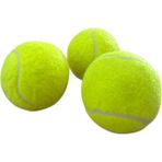 3'lü Tenis Topu Paketli Antrenman Topu Kaliteli Tenis Topu - Yeşil