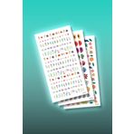 3'lü Tırnak Dövmesi Seti, Tırnak Sticker Seti, Nail Art, Tattoo