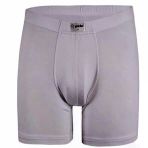 3'lü Yıldız 320-321-322-323 Erkek Bambu Likralı Boxer - 2XL - Gri