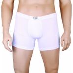 3'lü Yıldız 320-321-322-323 Erkek Bambu Likralı Boxer - L - Beyaz