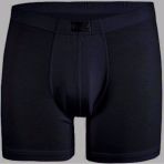3'lü Yıldız 320-321-322-323 Erkek Bambu Likralı Boxer - XL - Siyah