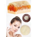 3'lü Yüz Temizleme Leke Akne Ölü Deri Peeling Ruşur Taşı Masaj Etkili Keçi Sütlü Ballı Sabun