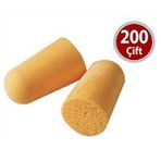 3M 1100 İpsiz Silikon 200 Çift Kulak Tıkacı