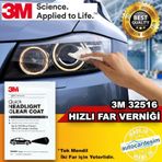 3m 32516 Hızlı Çizilmez Çift Taraflı Oto Far Verniği