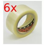 3m 371 Koli Bandı 45 mm x 100 METRE Şeffaf 6'LI PAKET