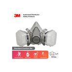 3M 6200 A1P1R501 Yarım Yüz Gaz Maskesi Seti