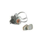 3M 6200 Yarım Yüz Gaz Maskesi Seti (6051 Filtre İle Birlikte)