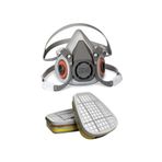 3M 6200 Yarım Yüz Maske + 6057 Abe1 Filtre Seti
