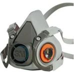 3m 6200 Yarım Yüz Maske - Gri