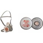 3m 6200 Yarım Yüz Maskesi + 3m 2138 Ffp3 Filtre