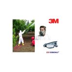3M 6200+A2 Tarım İlaçlama İçin Yarım Yüz Gaz Maskesi (Filtre İle Birlikte)+Goggle Gözlük