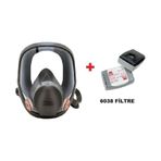 3M 6800 Tam Yüz Gaz Maskesi +6038 Aktif Karbon Filtre