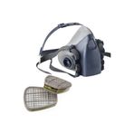 3M 7502 Yarım Yüz Maskesi (medium) + 6059 Abek1 Maske Filtresi (1 Çift)
