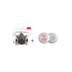 3M Ffp3 Maske Set 6200 Yarım Yüz Maske + 2135 Ffp3 Filtre Kombine Set