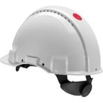 3M Havalandırmalı Vidalı Beyaz Baret