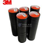 3M Izole Bant 18 mm Siyah (Kırmızı Etiket) (50 Adet)