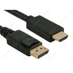 3m Metre Displayport to Hdmi Kablo - Ses Görüntü Çevirici Kablo
