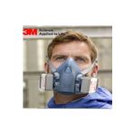 3M RD Duman Ekzoz İs İçin Aktif Karbonlu FFP3 Yangın Kaçış Yarım Yüz Maske (FİLTRELİ)