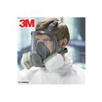 3M RD Tehlikeli Kimyasallar (Kükürt Dioksit Hidrojen Sülfür) Tam Yüz Gaz Maskesi (FİLTRELİ) M Beden