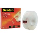 3M Scotch 19 mm x 33 mt 4 Rulo Kristal Bant