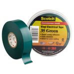 3M Scotch 35 Vinil Elektrik Bandı Yeşil 19 mm x 20 m