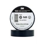 3M Temflex 1300E Siyah Pvc Izole Bant 0.13X19x0.1m Izole Elektrik Bandı 1 Adet