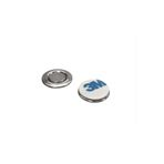 3M Yapışkanlı Rozet Mıknatısı Yuvarlak Yaka kartı mıknatısı İsimlik mıknatısı - 17mm çap - 5 set