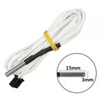 3mm HT-NTC 100K 300 Derece 1,2m Termistör