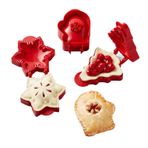 3pcs Pocket Pie Press Tool Set, Noel Partisi Için Sevimli El Pasta Pres Yapımcısı, Kar Tanesi Mitt Xmas Ağaç Şekli Maker Kiti, Hamur Preser Pocket Pie Maker Kolay Pişirme Desenleri