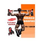 3POD 3 Ayaklı 92-120CM Koridor Kapı Barfiksi Barfix Aleti Çubuğu Çekme Barı Demiri Bar