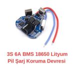 3s 6a Bms 18650 Lityum Pil Şarj Koruma Devresi