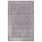 3S Gri Çerçeve Modern Geometrik Etnik Eskitme Desenli Boho Makinada Yıkanabilir Hafif Hav Toz Vermez Leke Tutmaz Kaymaz Taban Dijital Makine Baskı Halı Oturma Odası Salon Yolluk Koridor Mutfak Halısı