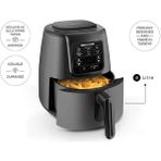 3'ü 1 Arada Büyük Ev Yemeği, Közleme, Tencere, Fritöz, Space Gray, 4 Kişilik - Ahşap