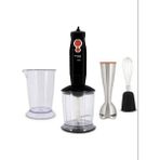 3'ü Bir Arada Güçlü Blender, Çelik Uç, Siyah, 1000 Watt, Çıkabilir Uç - Ahşap