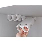 3’ü1 Arada Mutfak Kağıt Havlu Tutucu ve Düzenleyici Streç Film, Alüminyum Folyo ve Pişirme Kağıdı Duvara Monte Organizeri | Pratik ve Şık Tasarım Kitchen Roll Holder - baking paper (ikili)