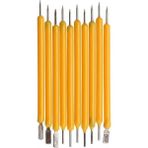 3V Amber Renkli 38 mm LED Filament Retro Tungsten LED 10 Adet Özellikli Aydınlatma - 1 m