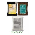 3V Bitki Ekim Seti- 2L Perlit-2L Torf Toprak + 1 Kg Köklendirici Leonardit- İnce Öğütülmüş