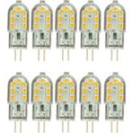 3W Sarı Işık (3000K) G4 Duylu LED Kapsül Ampul, 10 Adet - Altın